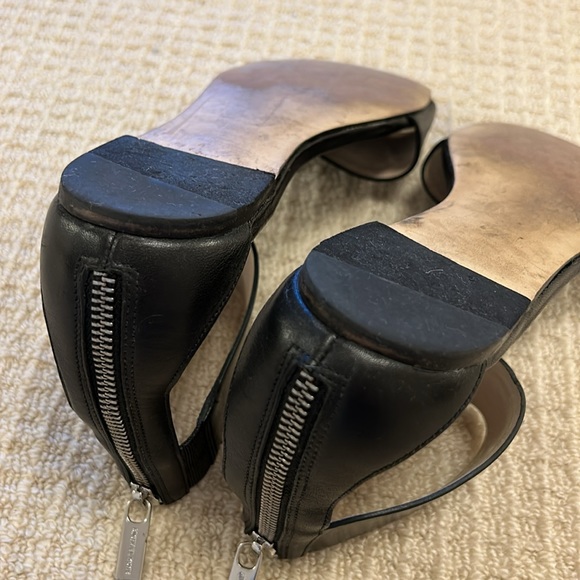 Michael KORS ankle strap rear zipper sandals black size 7.5 style # ST13L - Picture 11 of 15